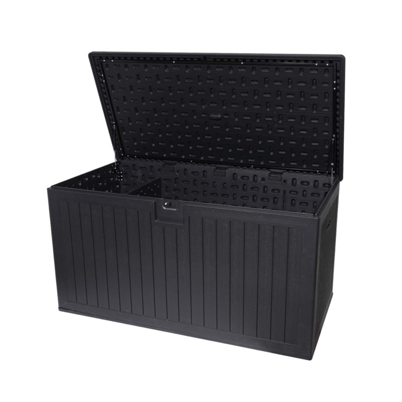 230 Gallon Resin Outdoor Deck Box, 32.68" H x 63.39" W x 32.28" D