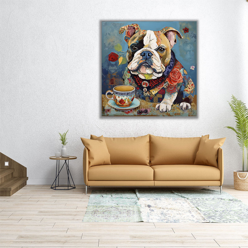 Creamy Coffee - Canvas Print Wall Art, 24" H x 24" W