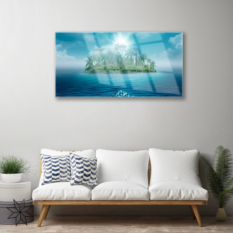 Islet Sea - Unframed Photograph on Glass