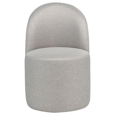 Aubrey Upholstered Barrel Dining Side Chair Beige