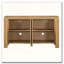 Buffet 4 portes avec placage de chêne et tablettes réglables