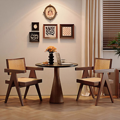 Ensemble de 2 chaises de salle à manger modernes Mid Century