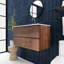 36 po Meuble-lavabo mural avec lavabo en céramique intégré-699680654