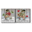 «Winter Wishes Snowman», ensemble de 2 reproductions sur toiles tendues-1002724543