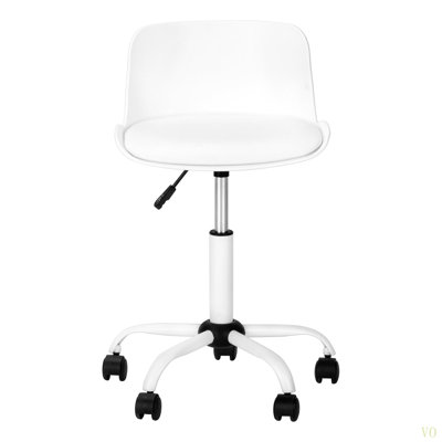 Chaise de bureau, hauteur réglable, pivotante, ergonomique, bureau d'ordinateur, travail, métal aspect cuir juvénile, contemporain, moderne