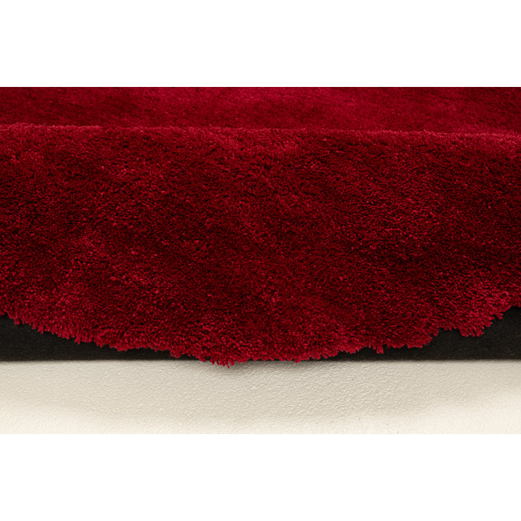 Cozy Solid Colour Hand Tufted Shag Area Rug