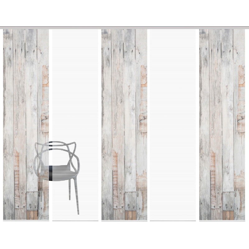 Semi Sheer Sliding Panel, Natural colors