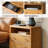Shera Modern 2-Drawer 28"W Solid Wood End Table with Built-in Power Outlet and USB Port-1625092237