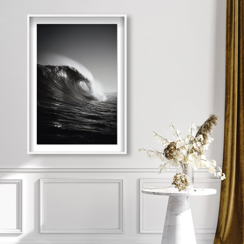 Tectonic Flow II Print by Oliver Gal, 55.5"H x 37.5"W, White Shadowbox
