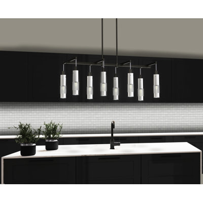 8 - Light Black Kitchen Island Pendant