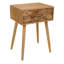 Carrizal 44cm W Solid Wood Bedside Table
