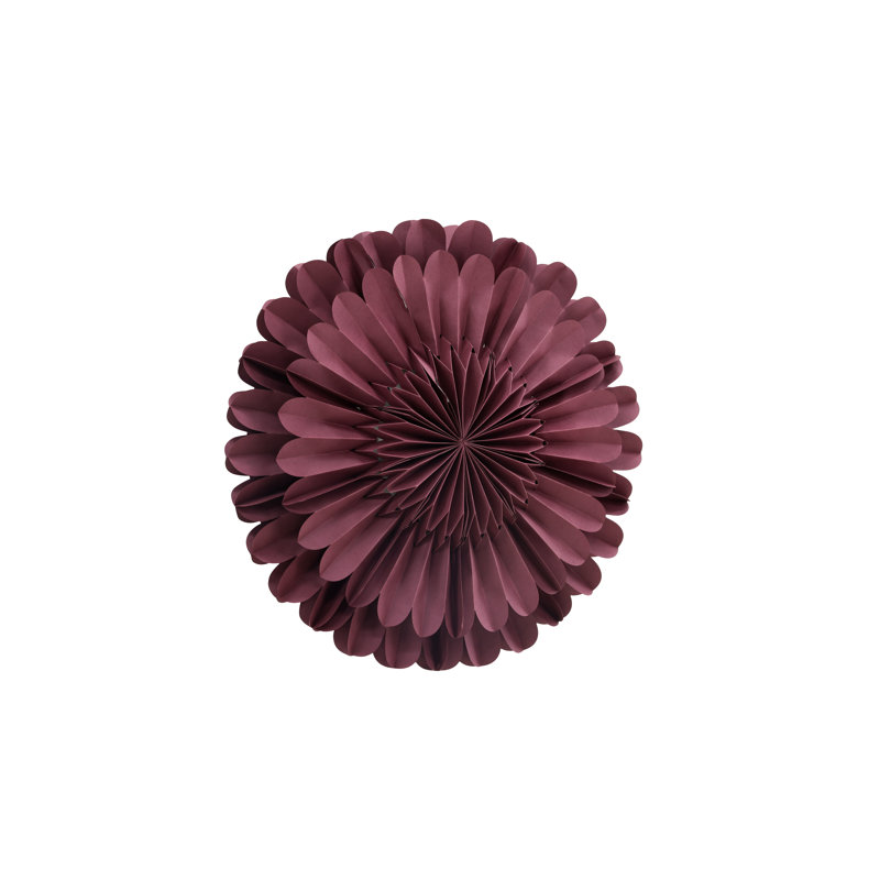 Ellent 1 - Light Geometric Pendant, Dark Red