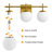 Vintage 3-Light Sconce For Bathroom Mirror Up/Down Mount With Glass Shape-890820062