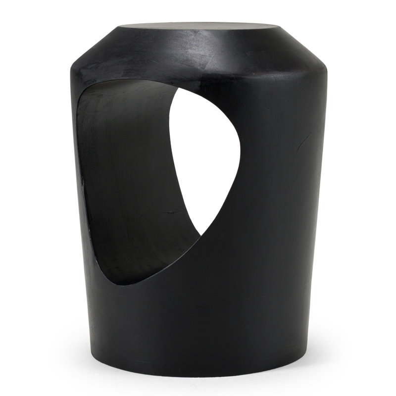 Tracy - Table de bout moderne noire