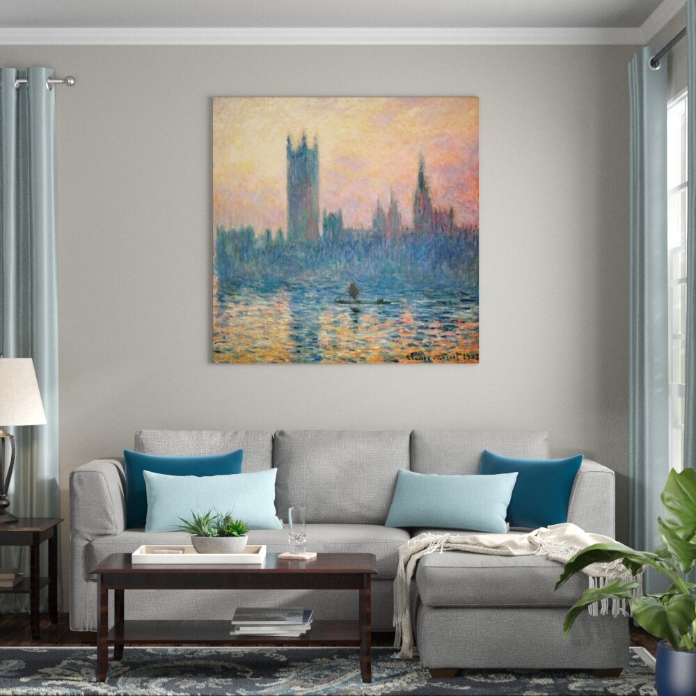 Leinwandbild Houses of Parliament von Claude Monet