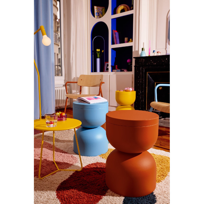 Tabouret de bar 18 po Piapolo, Orange confite