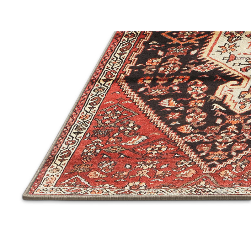 Tapis rouge à motif sud-ouest, Rectangle 8 pi x 10 pi