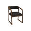 Ensemble de bureau rectangulaire en bois massif avec chaise Graceyn 4