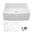 30" L x 21" W Undermount Ceramic Farmhouse Kitchen Sink Porcelain Single Bowl Kitchen Sink-125038317-125038315