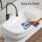 Rectangular Ceramic Vessel Sink For Bathroom