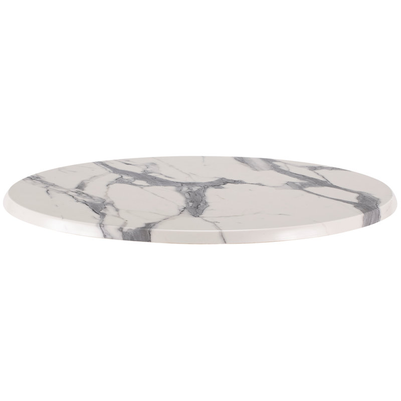 Tabouret de bar 30 po Holland, Marbre blanc