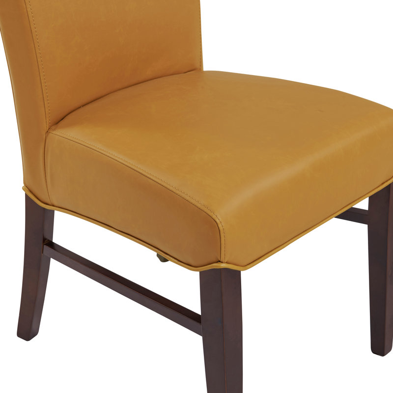 Liliana 19.5'' H Upholstered Dining Parsons Chair, Vintage Caramel