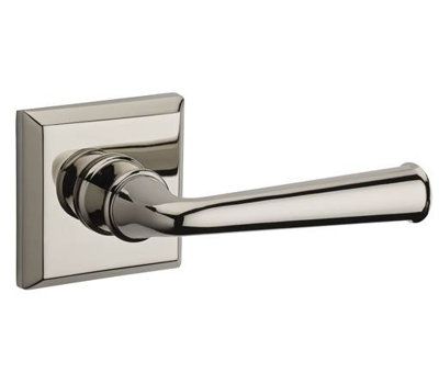 Federal Passage Door Lever with Traditional Square Rose