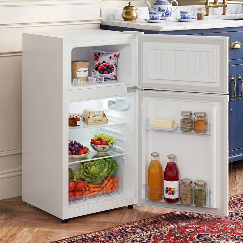 70L Freestanding Top Freezer Fridge