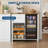 Multi-Function Mini Fridge Cabinet with Charging Station