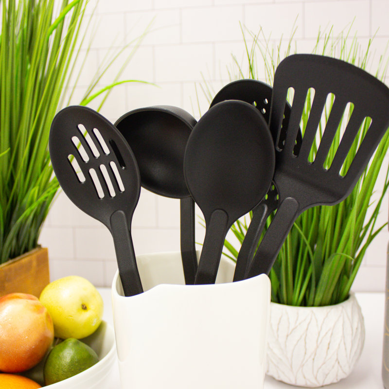 BergHOFF Black Nylon 5-Piece Kitchen Utensil Set