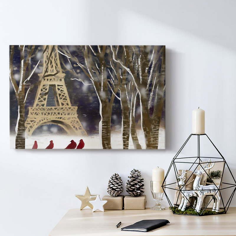 Christmas Holiday Arts - Toile tendue avec châssis XMA171624, H 12 po x l 18 po