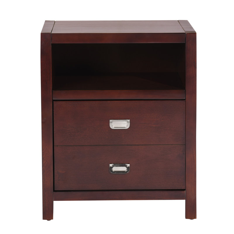 Amelia-Jo End Table Set with Storage, Brown