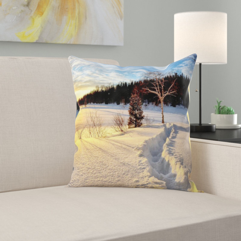 Coussin décoratif winter landscape