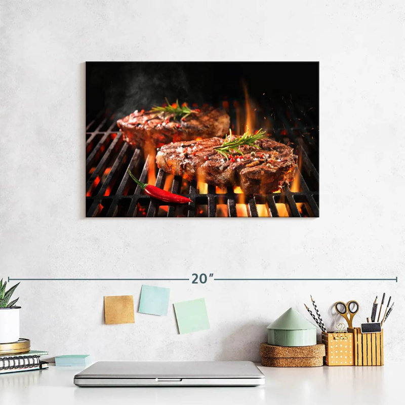 Yarlin Sizzling Beef Steaks, 8" H x 12" W