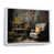 White Floater Framed