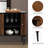 Celese 63'' Wide Sideboard with Adjustable Shelves and Wire Hole