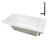 60'' x 32'' Acrylic Soaking Drop-In Bathtub, Drain Included-97545182