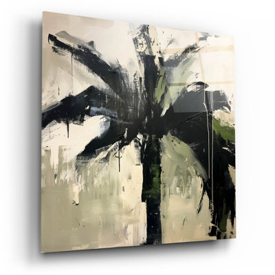  «Palm» par Svetlana Aleynikova, art mural en verre acrylique, 12 po x 12 po