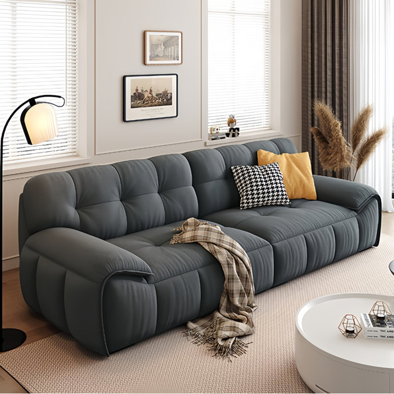 Simple Modern Casual Sofa, Dark Gray
