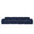 Elloree 140'' Velvet Upholstered 4-Seater Sectional Sofa with Tufted Cushions-821162333-820545517