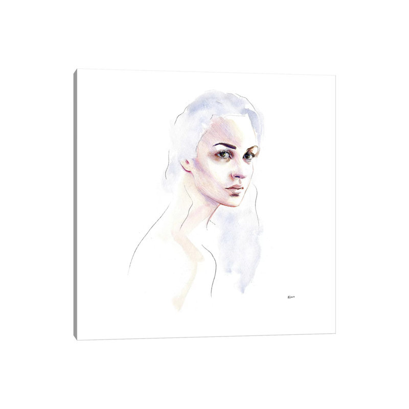 Cloud Hair by Heart Of Lily - Gallery-Wrapped Canvas Giclée on Canvas, Wrapped Canvas, 45.72 cm H x 45.72 cm W