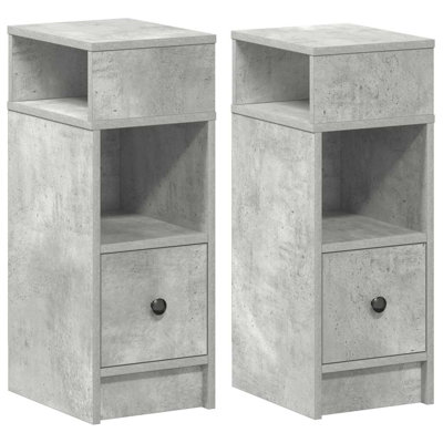 Rozario 25cm W Manufactured Wood Bedside Table