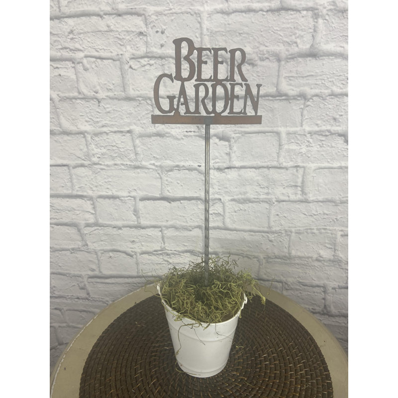 Jardin de bière en métal