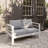 Outdoor Aluminum Loveseat-1525872297