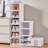 Dudi 6 Pair Stackable Shoe Storage Box