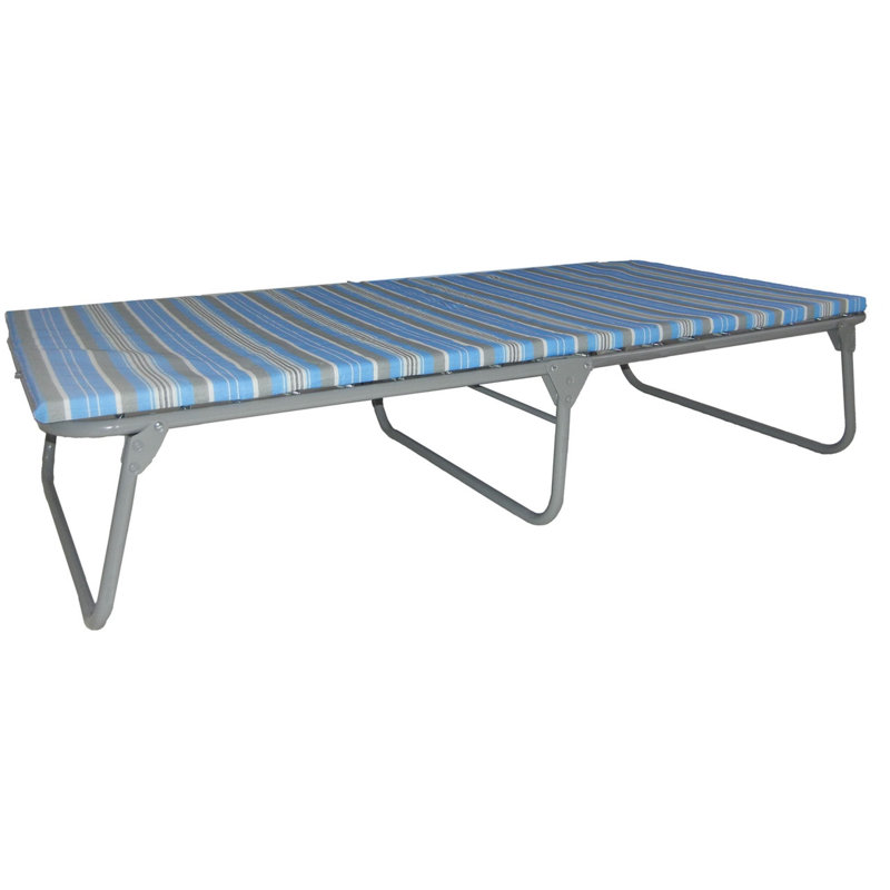 Blantex XB-6 Extra Wide  Heavy-Duty Steel Folding Spring Cot 33.5” x 71.5” w/Foam Mat