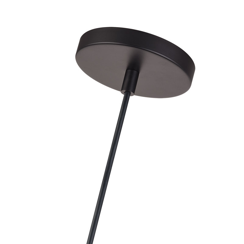 Mini-luminaire suspendu en bronze 1 lumière Cassiday, Bronze, Beige