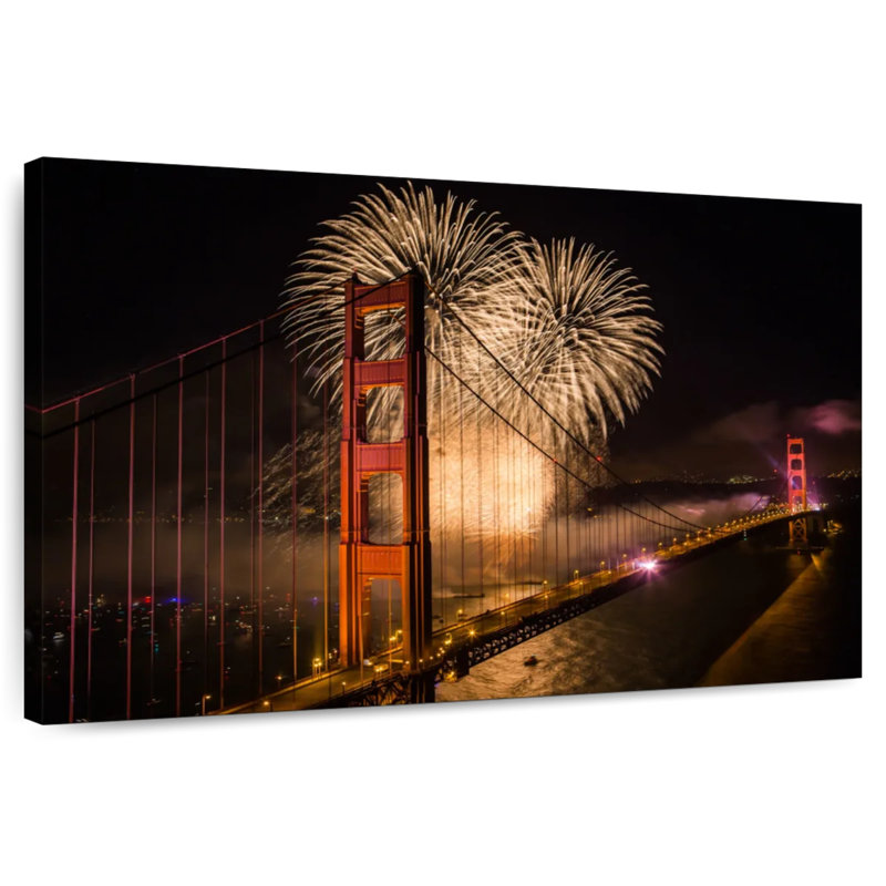 Lilie Golden Gate Bridge Celebration, 20" H x 30" W