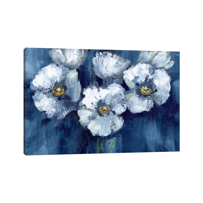 Blooming Poppies by Nan - Wrapped Canvas Painting, 101.6 cm H x 66.04 cm W x 1.91 cm D