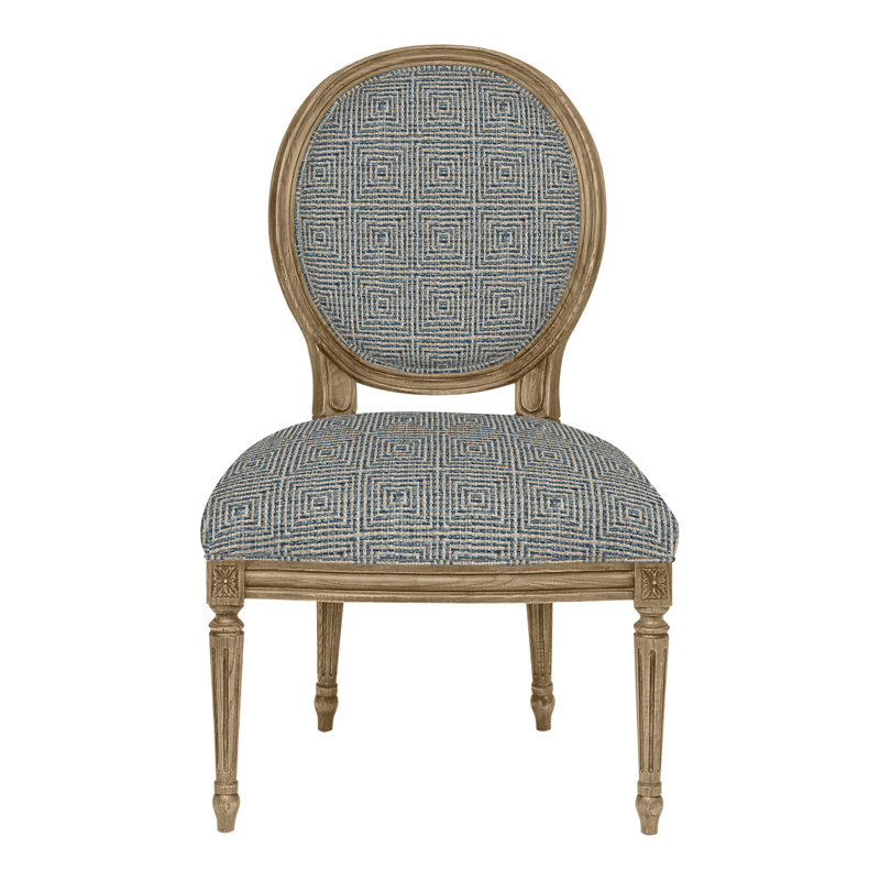 Chaise d'appoint Genevieve, Coton Callaloo, Hampton